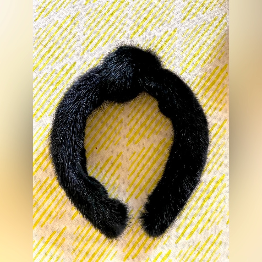 Black Mink Headband!